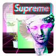 Aesthetic Photo Editor  Glitch Vaporwave Stickers icon
