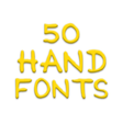 Icono de programa: Fonts for FlipFont 50 Han…