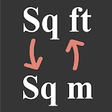 Icon of program: Square Feet to Square Met…