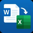 Icon of program: Word to Excel Converter -…