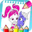 Icono de programa: Rainbow Rangers Coloring …