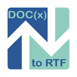 Icon of program: DOC(x) to RTF Converter