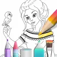 Icon of program: Princess coloring book