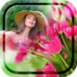 Icon of program: Pink Flowers Photo Frames
