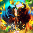 Icon of program: Wolf vs Bull: Wild Reels