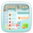 Icono de programa: GO SMS SUNNYRAIN THEME