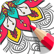 Icono de programa: Mandala Coloring Book  Fr…