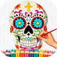 Icon of program: Sugar Skull Coloring Book