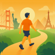 Icon of program: Walk the World: Virtual T…