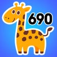 384 Puzzles for Preschool Kids - educational game with children learning first words & pronunciations icon