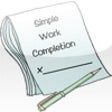 Icon of program: Simple Work Completion Ce…