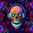 Icon of program: 3D Music Skull theme Laun…