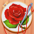 Icono de programa: CROSS-STITCH: COLORING BO…