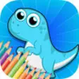 Icon of program: Baby Dinosaur Coloring Bo…