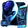 Icono de programa: 3D Neon Alien Galaxy Them…