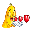 Icon of program: Banana Stickers Pack - Fr…