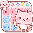 Icono de programa: Cute Pink Kitty Keyboard