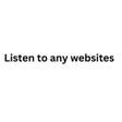 Icono de programa: Listen to any websites