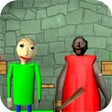 Green Baldi and Red Granny icon