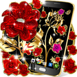 Icon of program: Gold rose live wallpaper