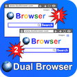 Icono de programa: Dual split screen: browse…