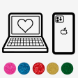 Icon of program: Drawing Glitter Laptop Sm…