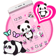 Icono de programa: Pink Lovely Panda Theme