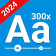 Icono de programa: Big Font - Change Font Si…