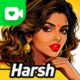 Icon of program: Harsh - Fun Chat Live Cal…