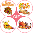 Icon of program: Thanksgiving Gif stickers